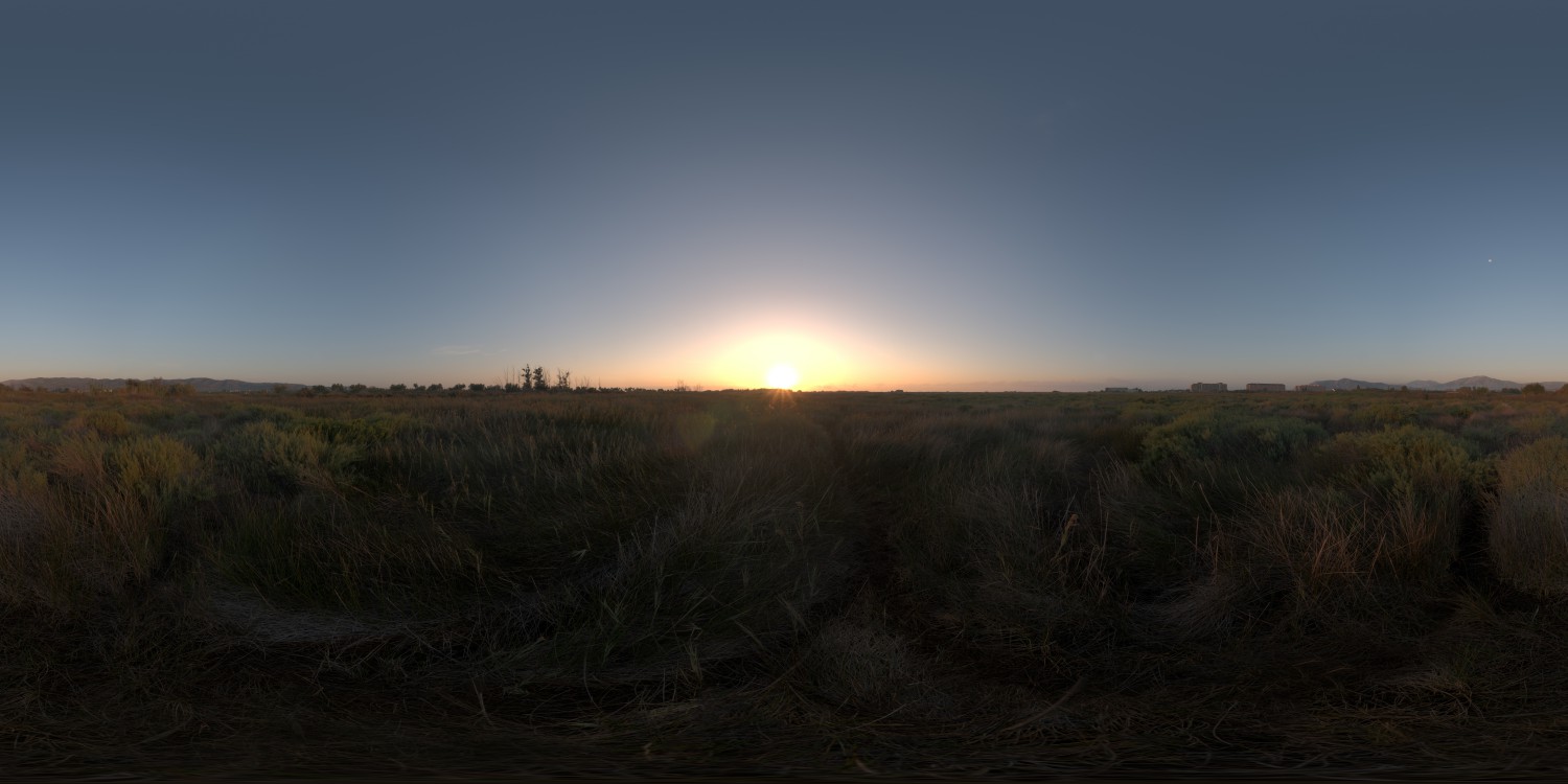 蓝天白云草地HDR天空贴图202505045