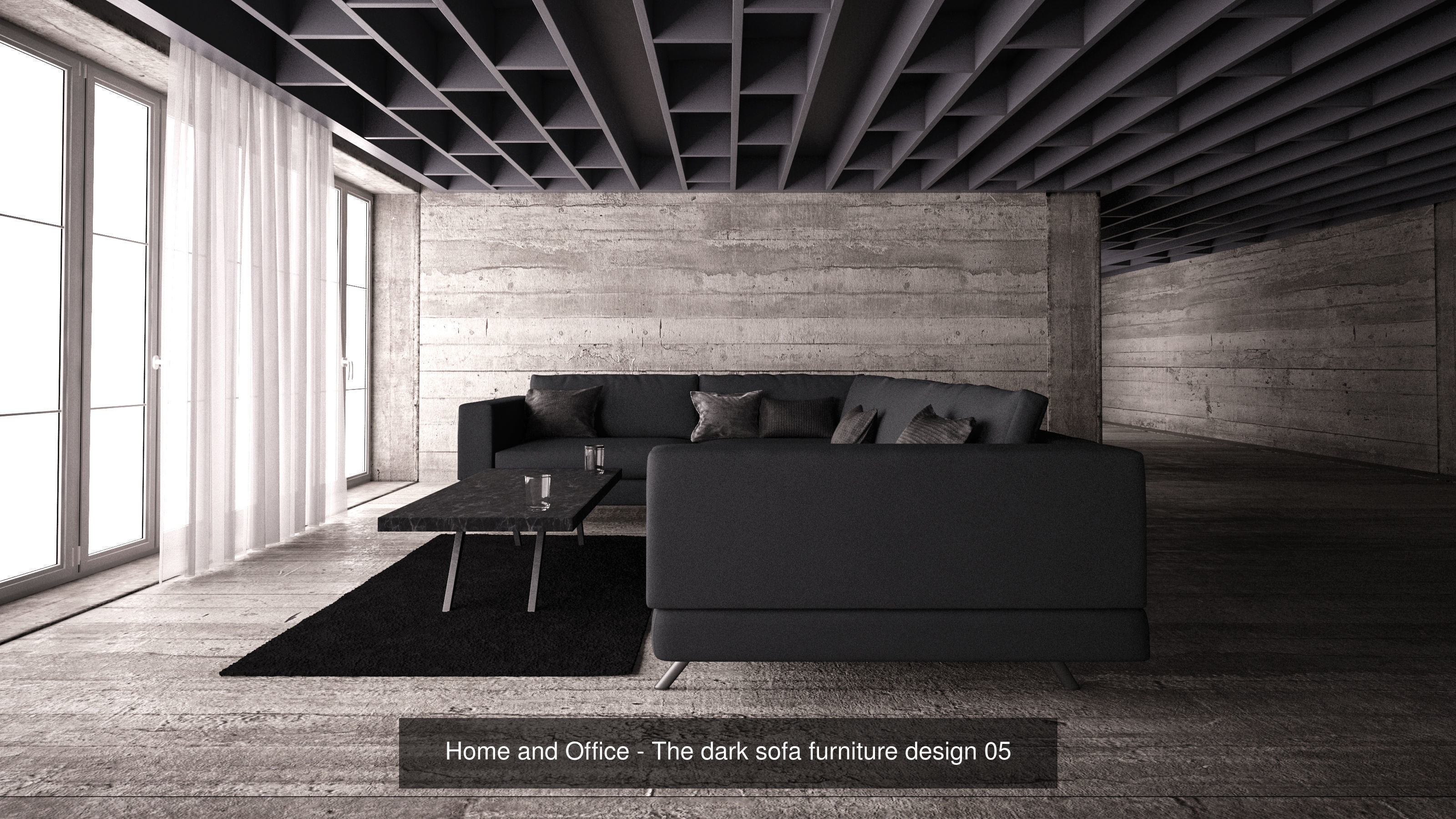 办公居家座椅3D模型-Architectural Models vol 04