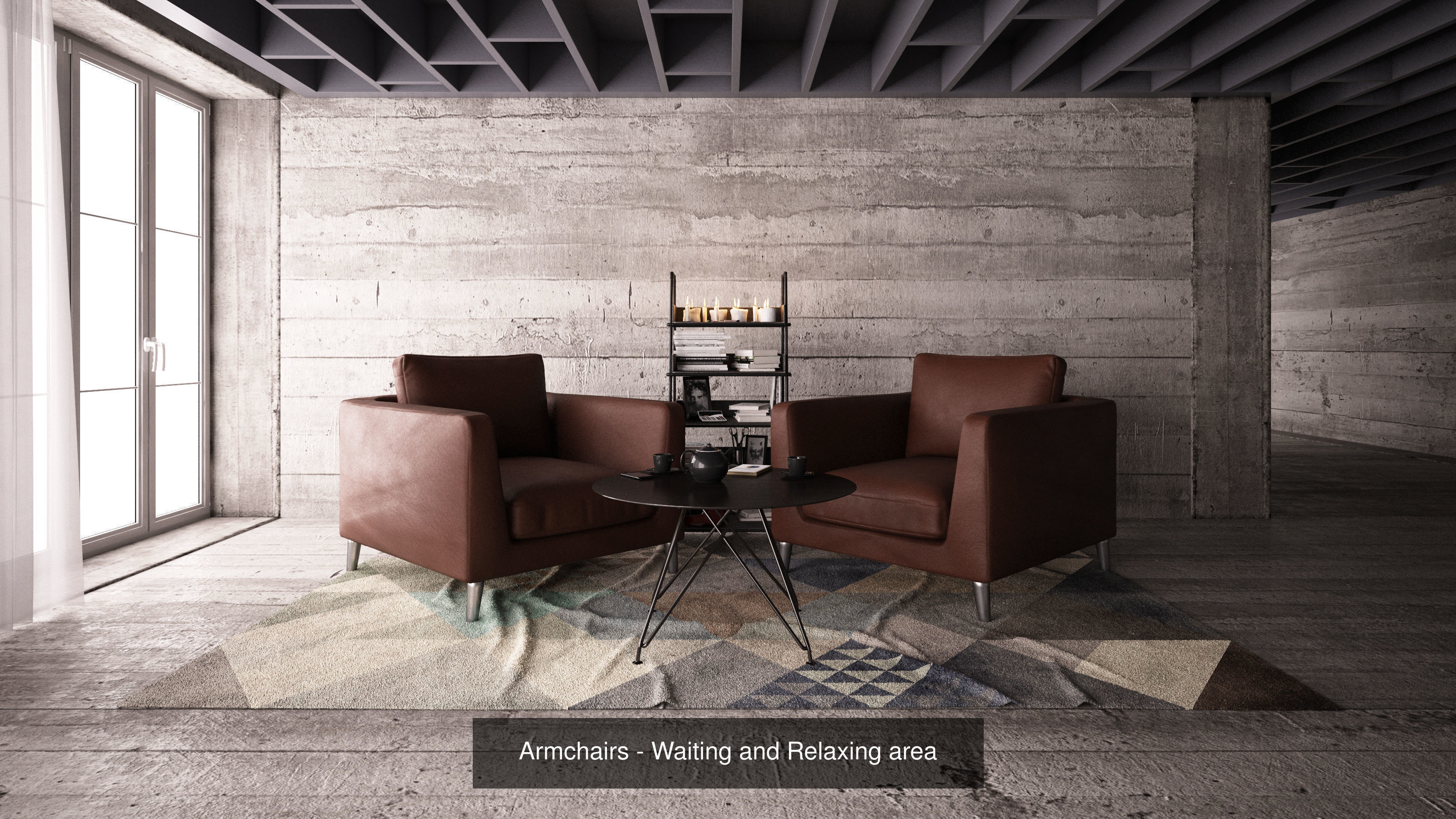 办公居家座椅3D模型-Architectural Models vol 04