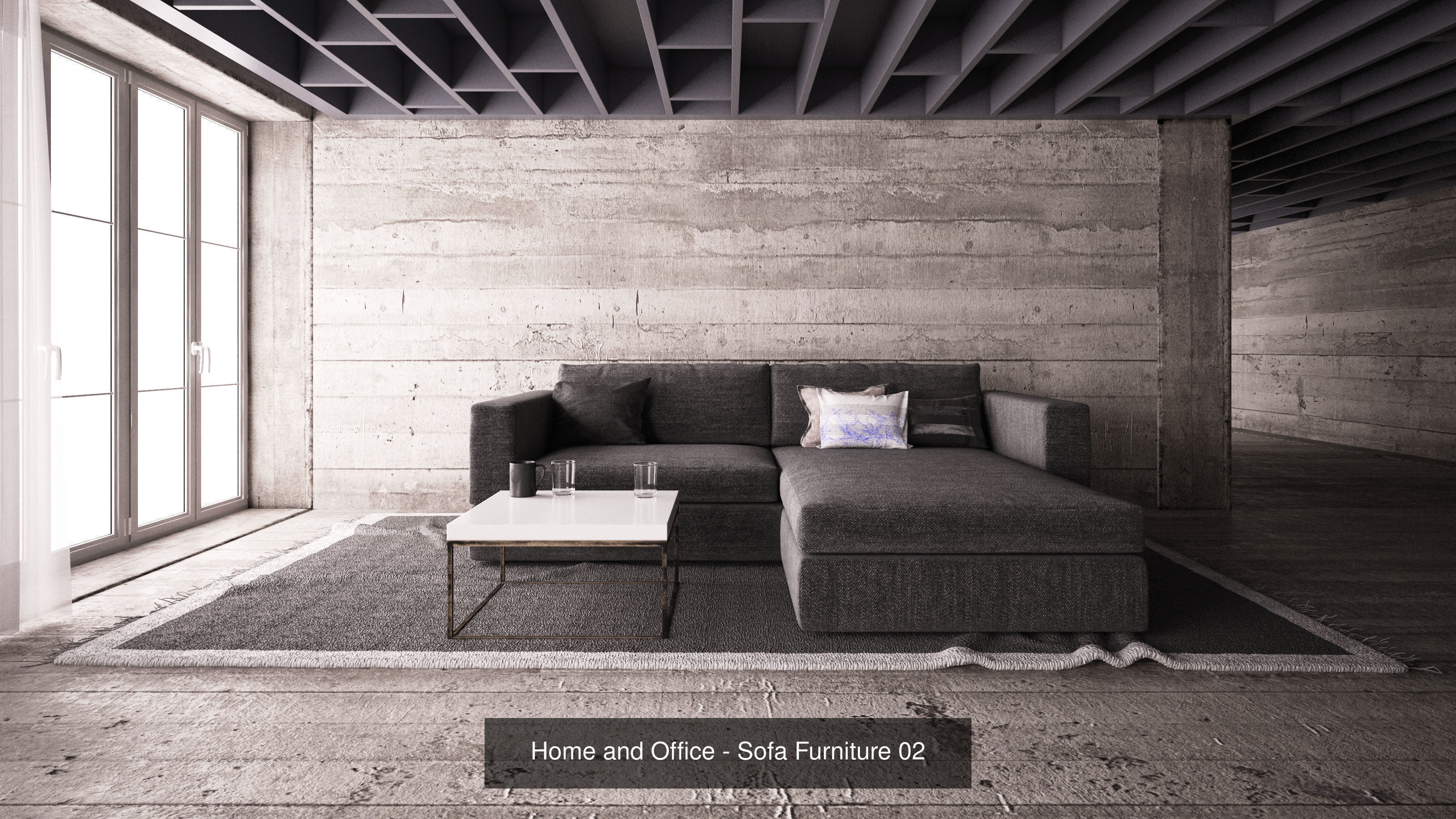 办公居家座椅3D模型-Architectural Models vol 04