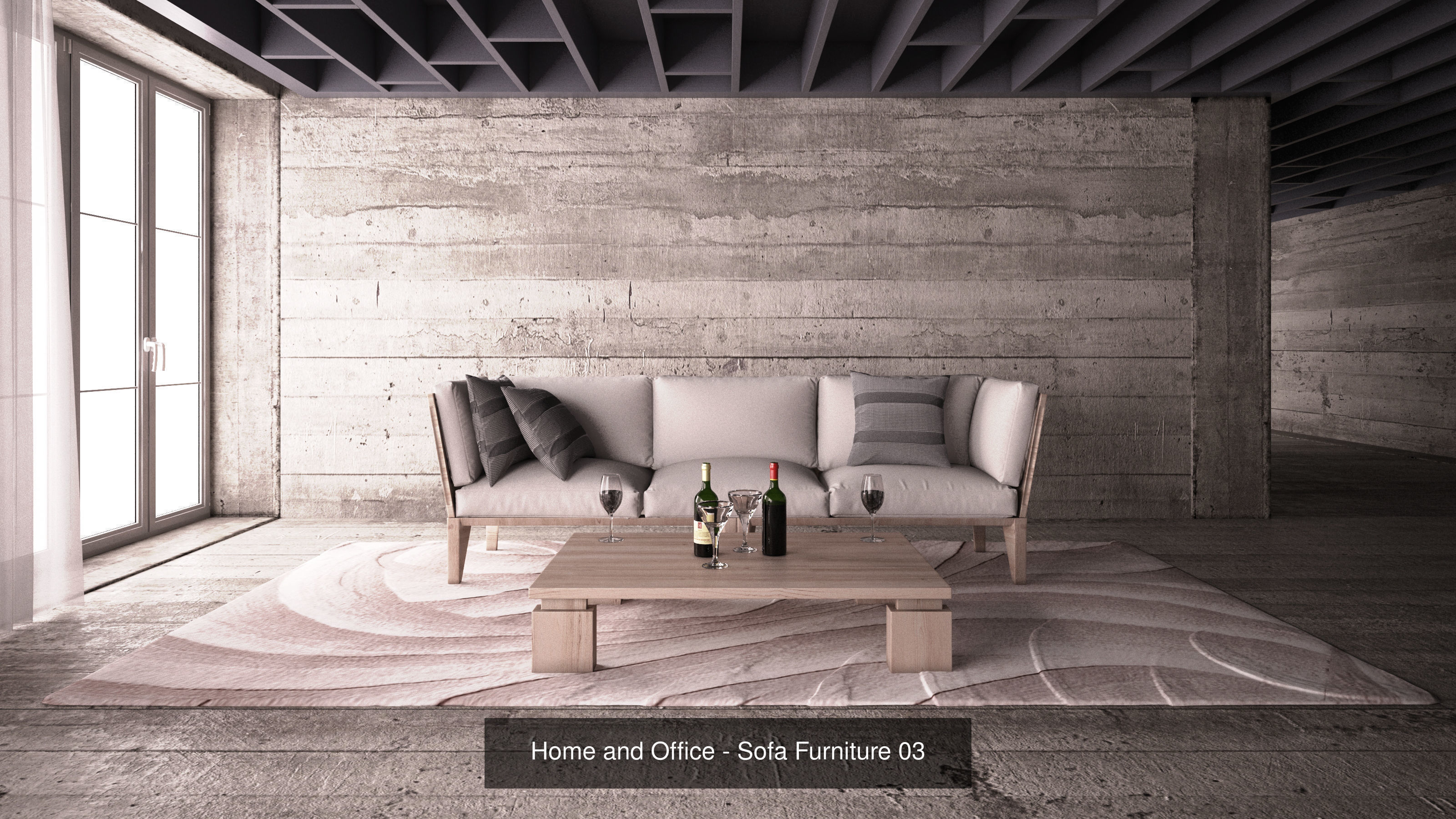 办公居家座椅3D模型-Architectural Models vol 04