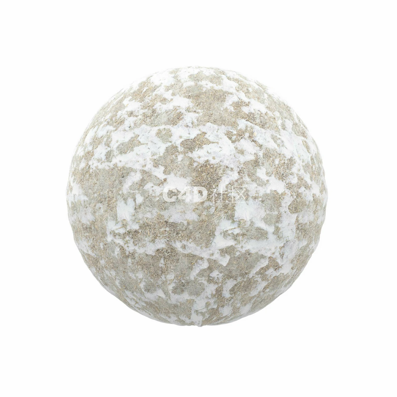 有雪的冰冻地面 250509050