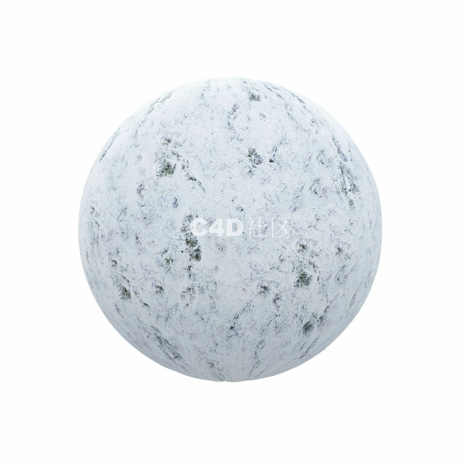 覆盖草的雪 25050903