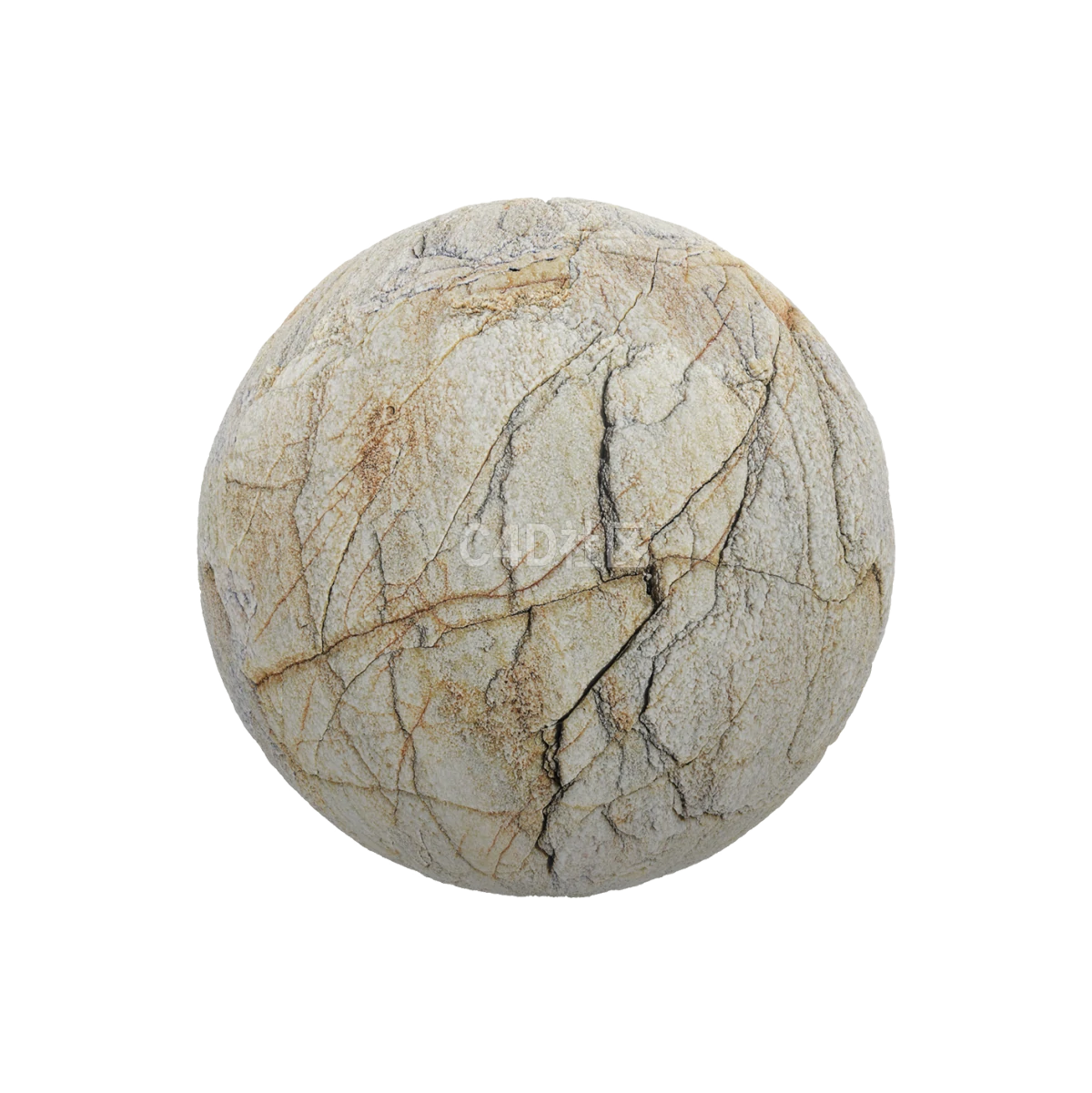 破裂黄色石头 250510527