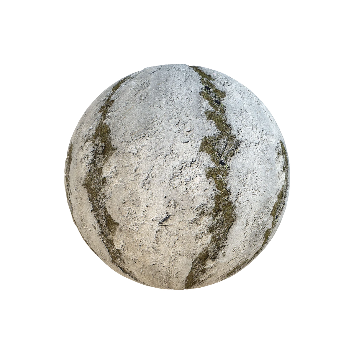 灰色混凝土和苔藓 250509060