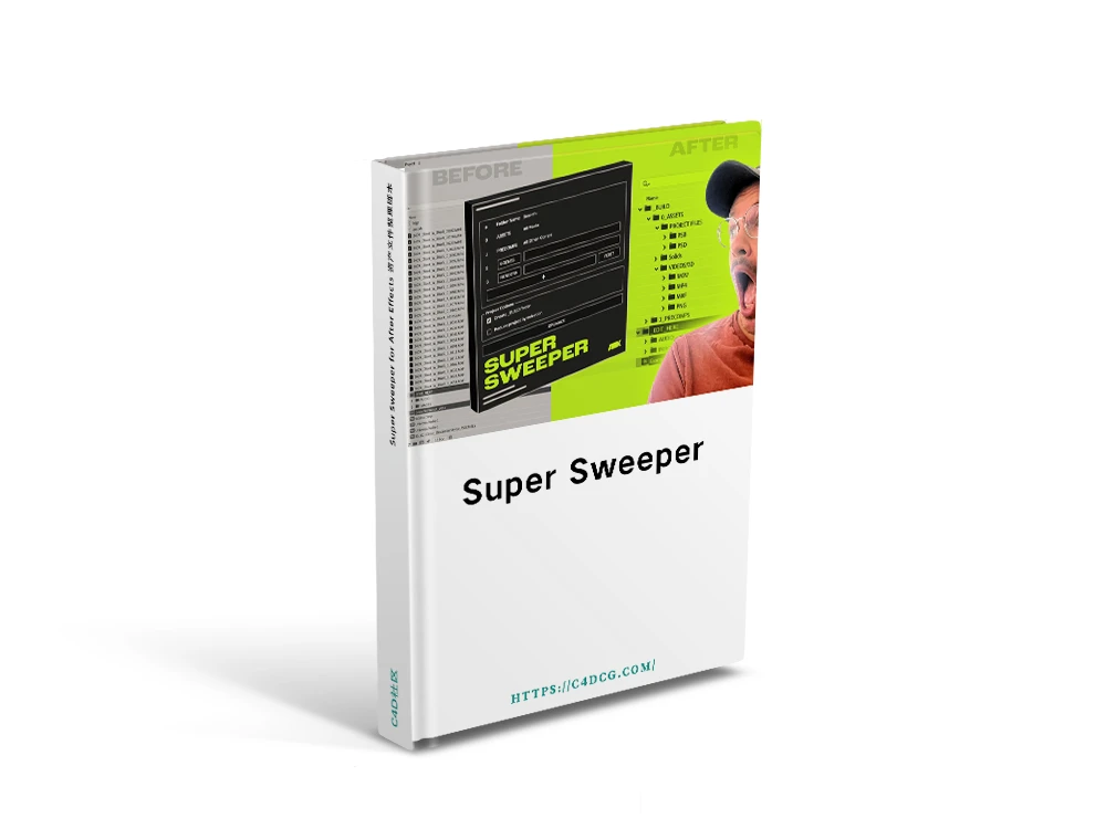 Super Sweeper 1.0 for After Effects 资产文件整理脚本