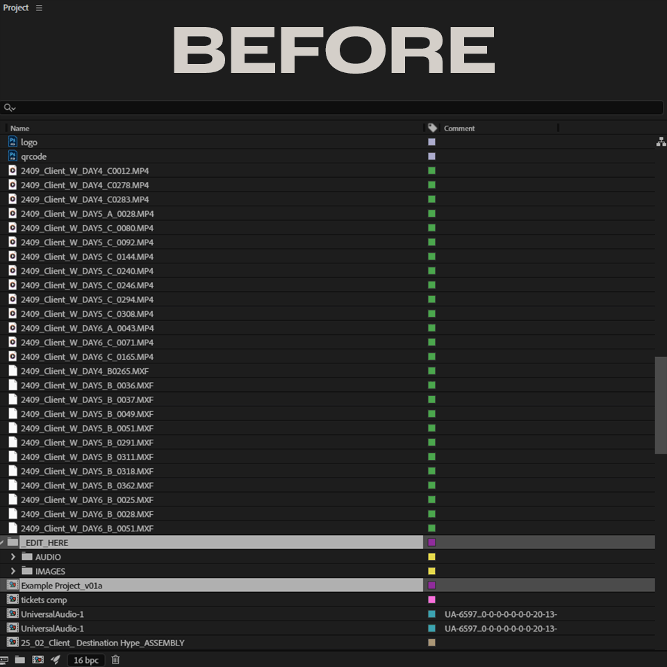 Super Sweeper 1.0 for After Effects 资产文件整理脚本