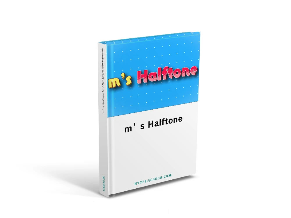 m’s Halftone 1.53 for After Effects 彩绸半色调插件
