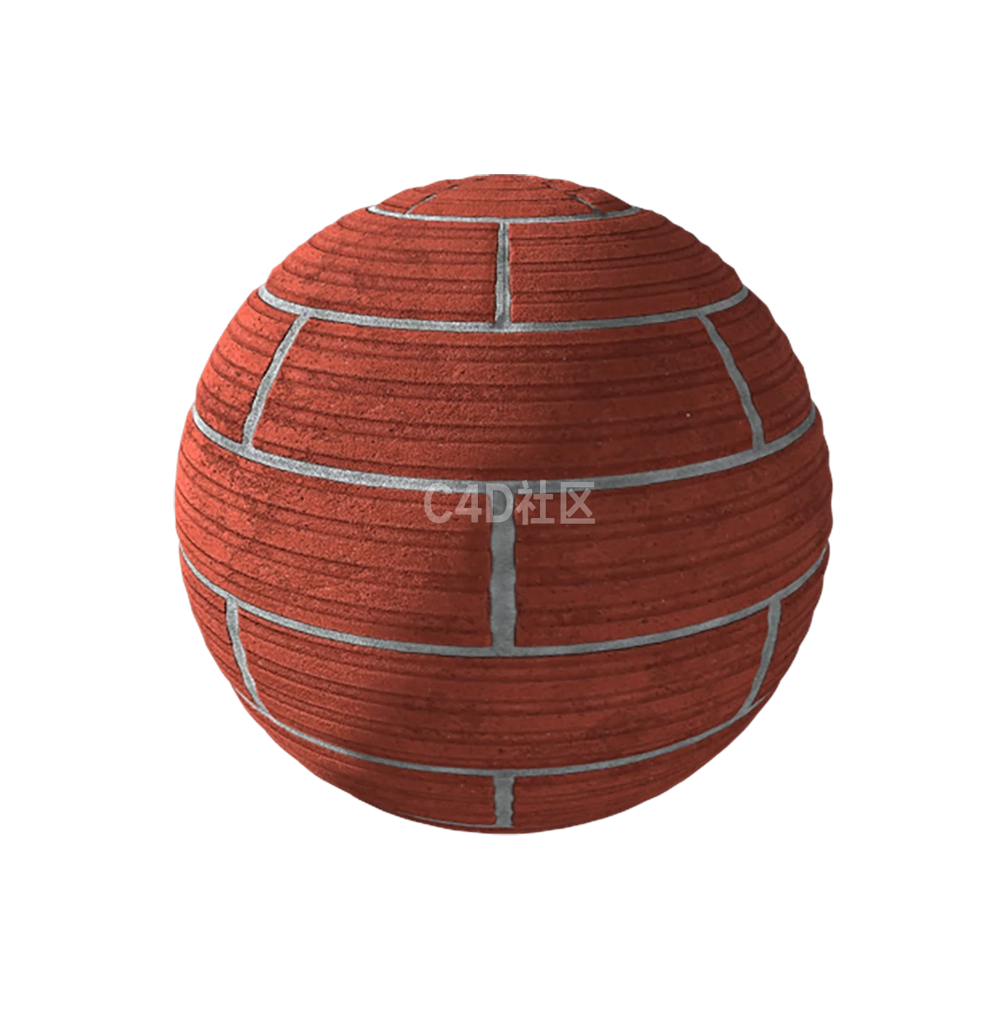 有水平切片的红色砖墙 2505098