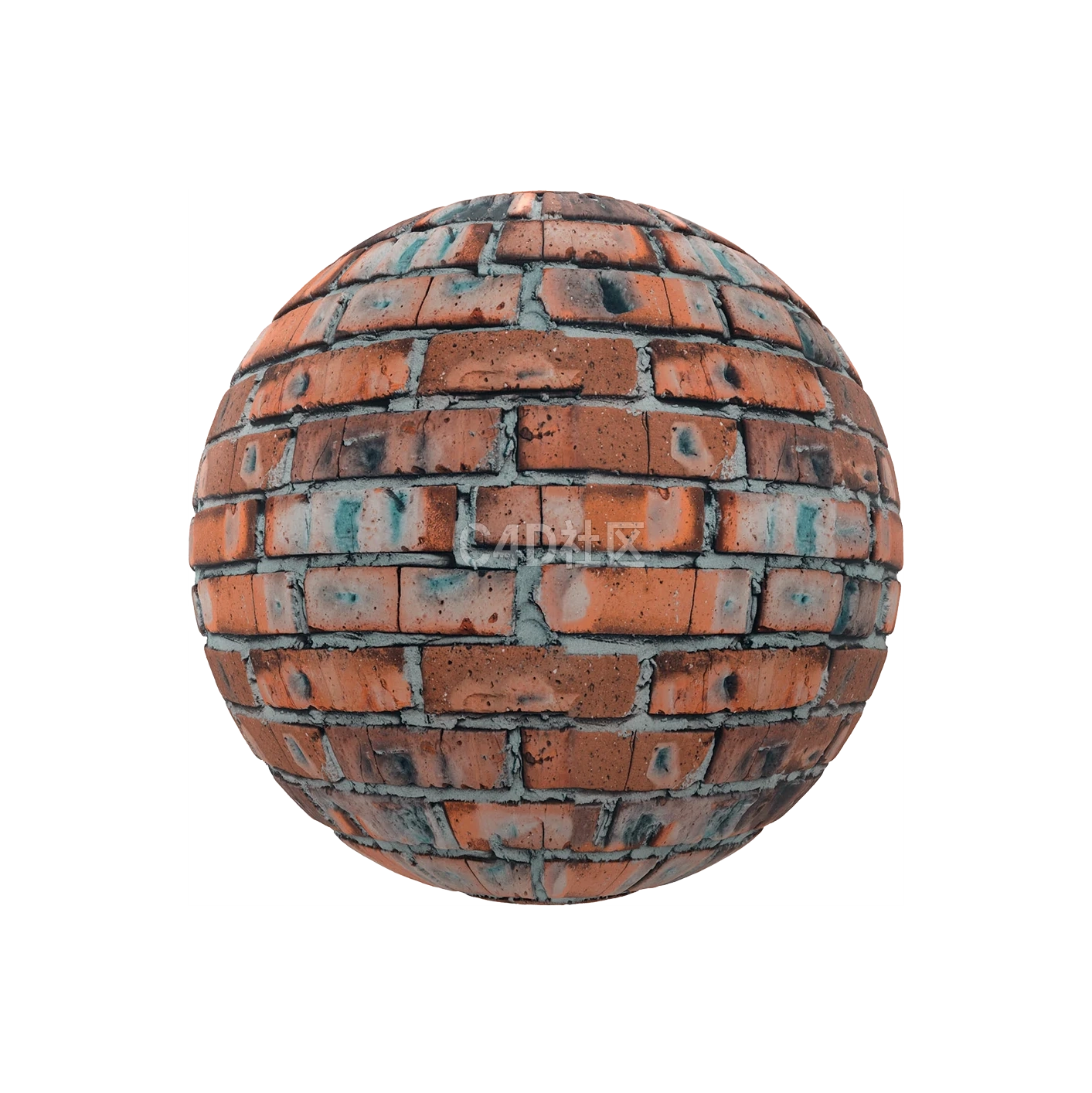 橙色砖块墙壁 25052227