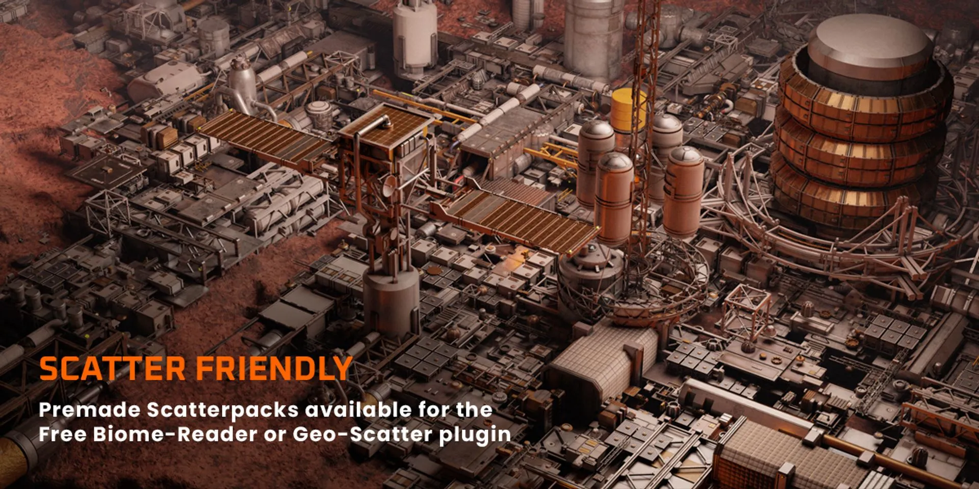 太空空间站3D模型套件