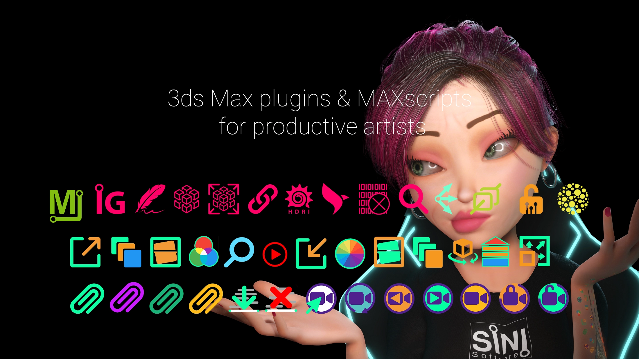 Sini Software 2.0.1 for 3d Max 插件合集