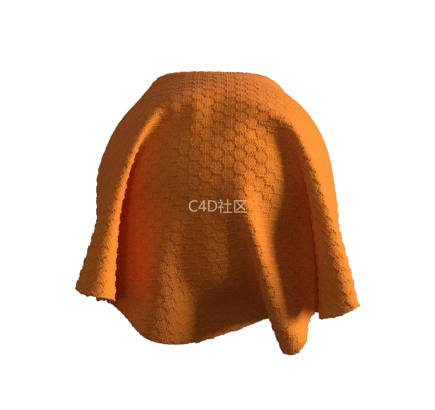 网格针织物橙色2505974