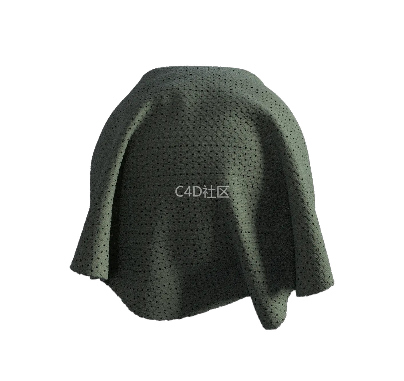 蜡帆布面料橄榄绿色2505961