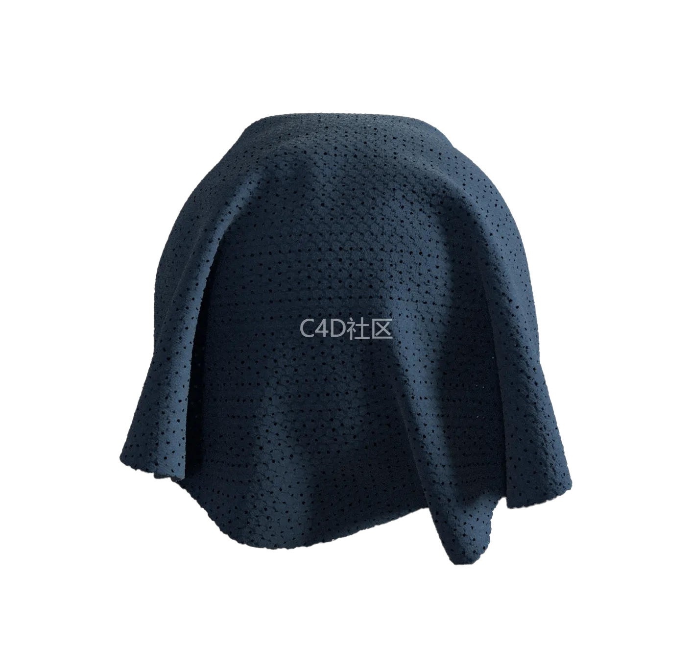 蜡帆布面料蓝色2505964