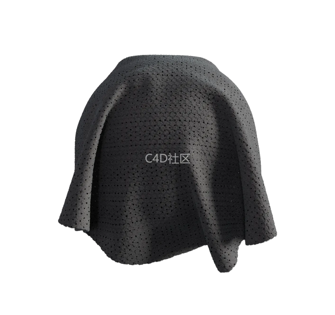 蜡帆布面料黑色2505962