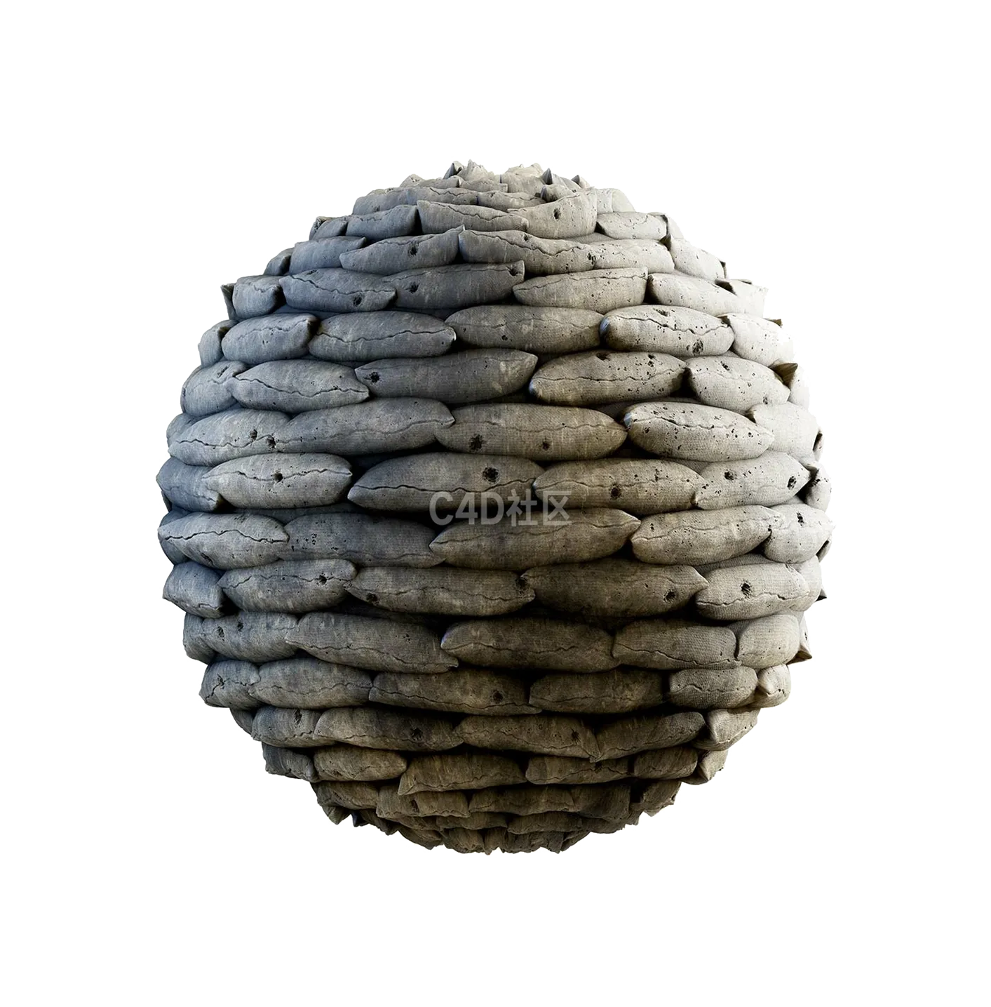 子弹损坏的沙袋2506091490