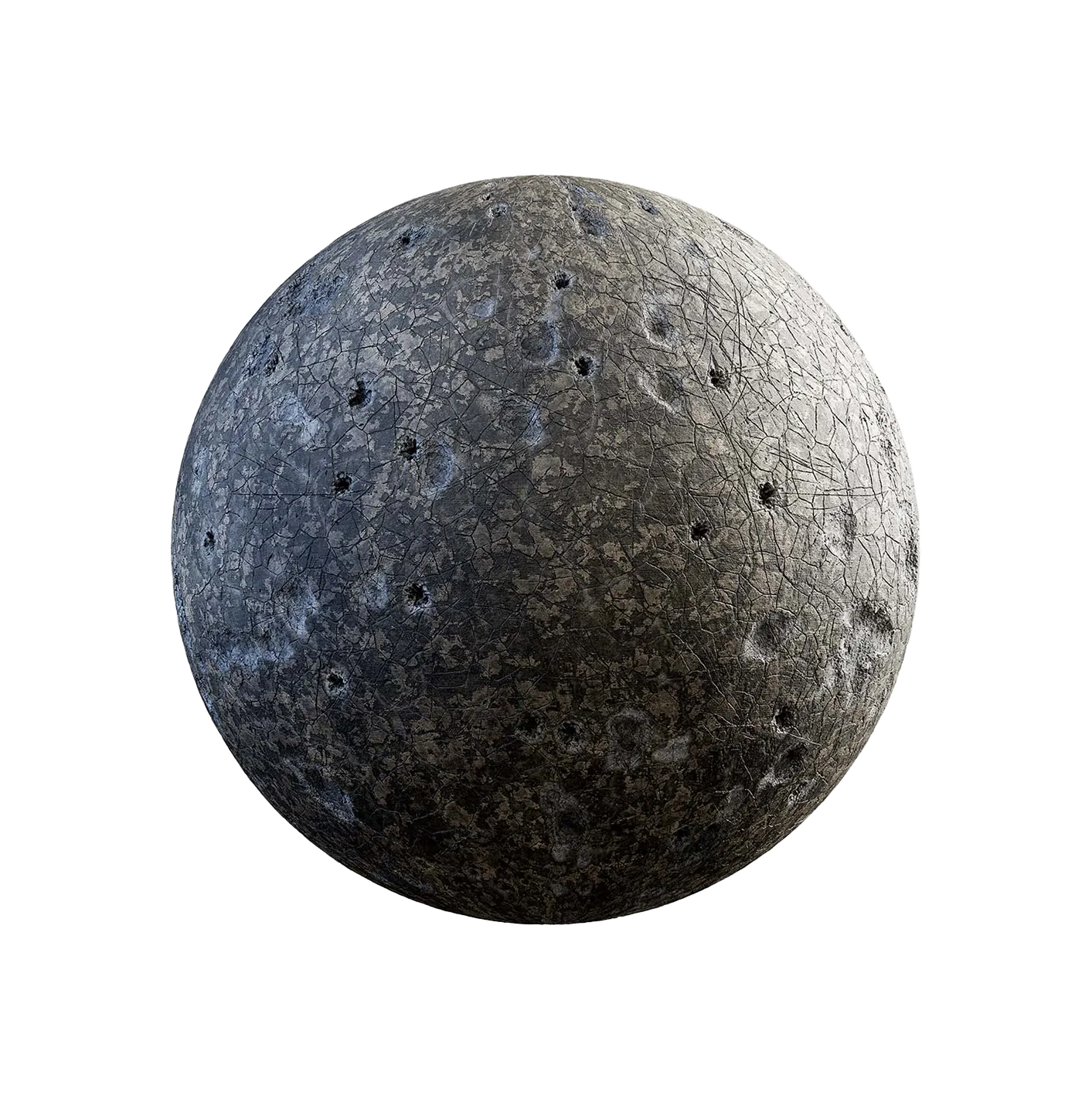 带弹孔的涂漆混凝土墙250610595