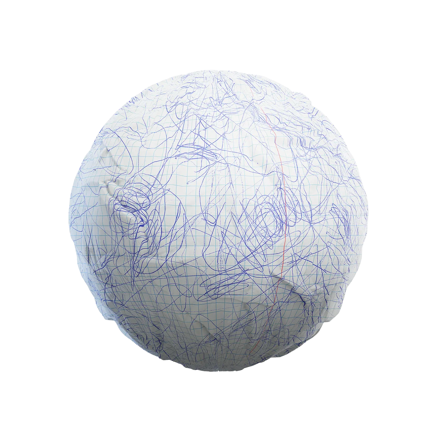 带有涂鸦的皱巴巴纸2506102039