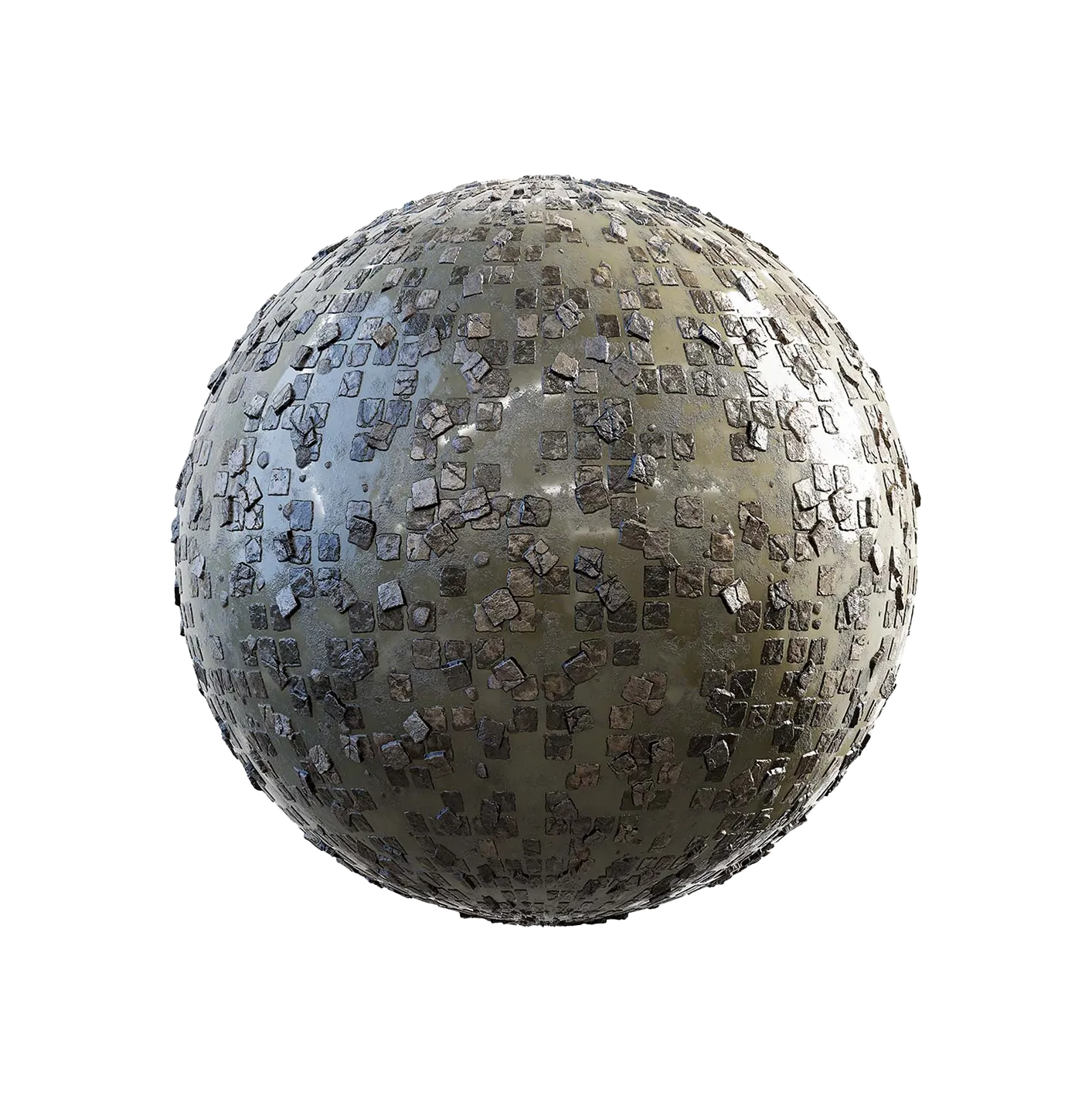 带水的损坏人行道250610508