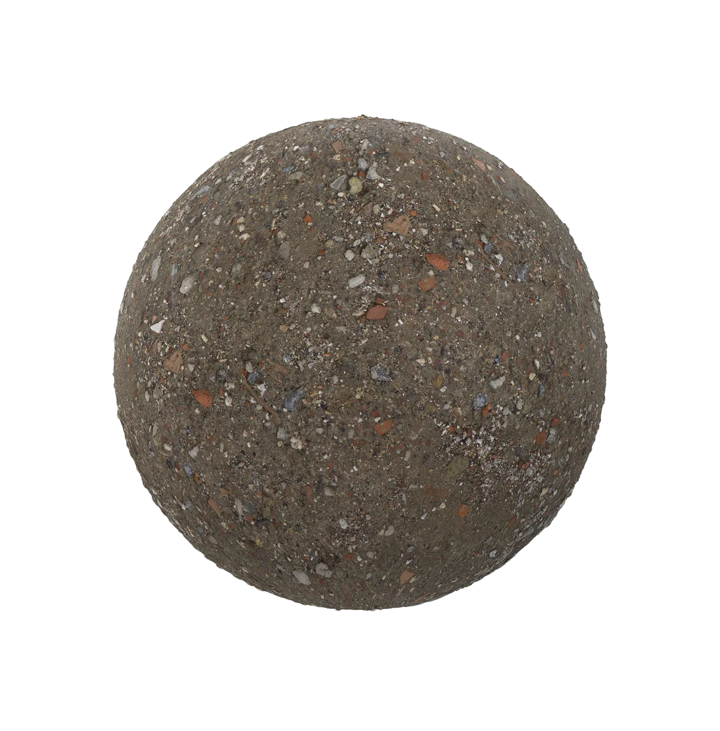 带石头的灰色泥土2506101427