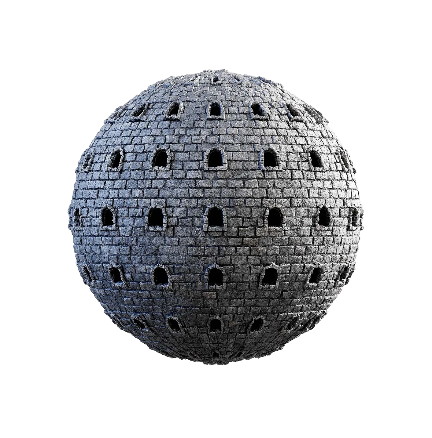 带窗户的暗色城堡墙2506102048