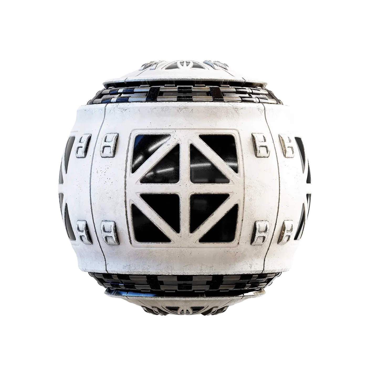 带窗户的白色飞船墙壁2506091512