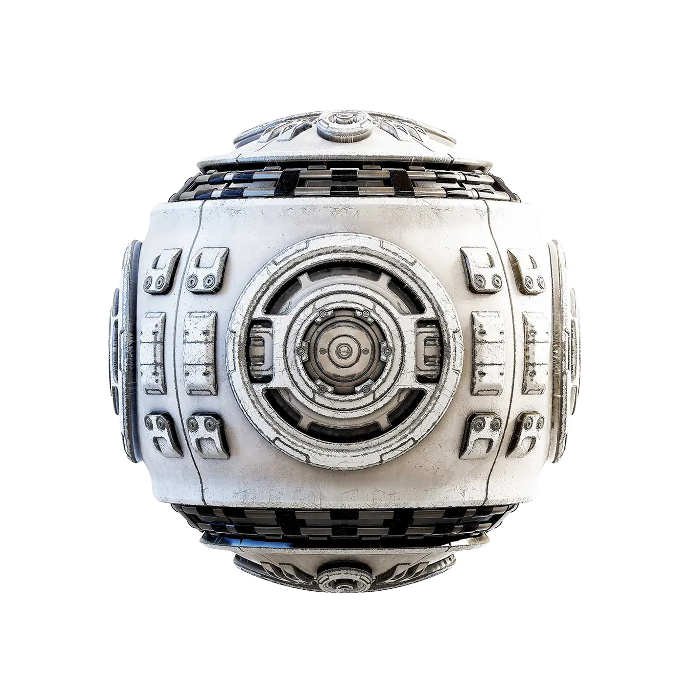 带舱门的白色飞船墙壁2506091510