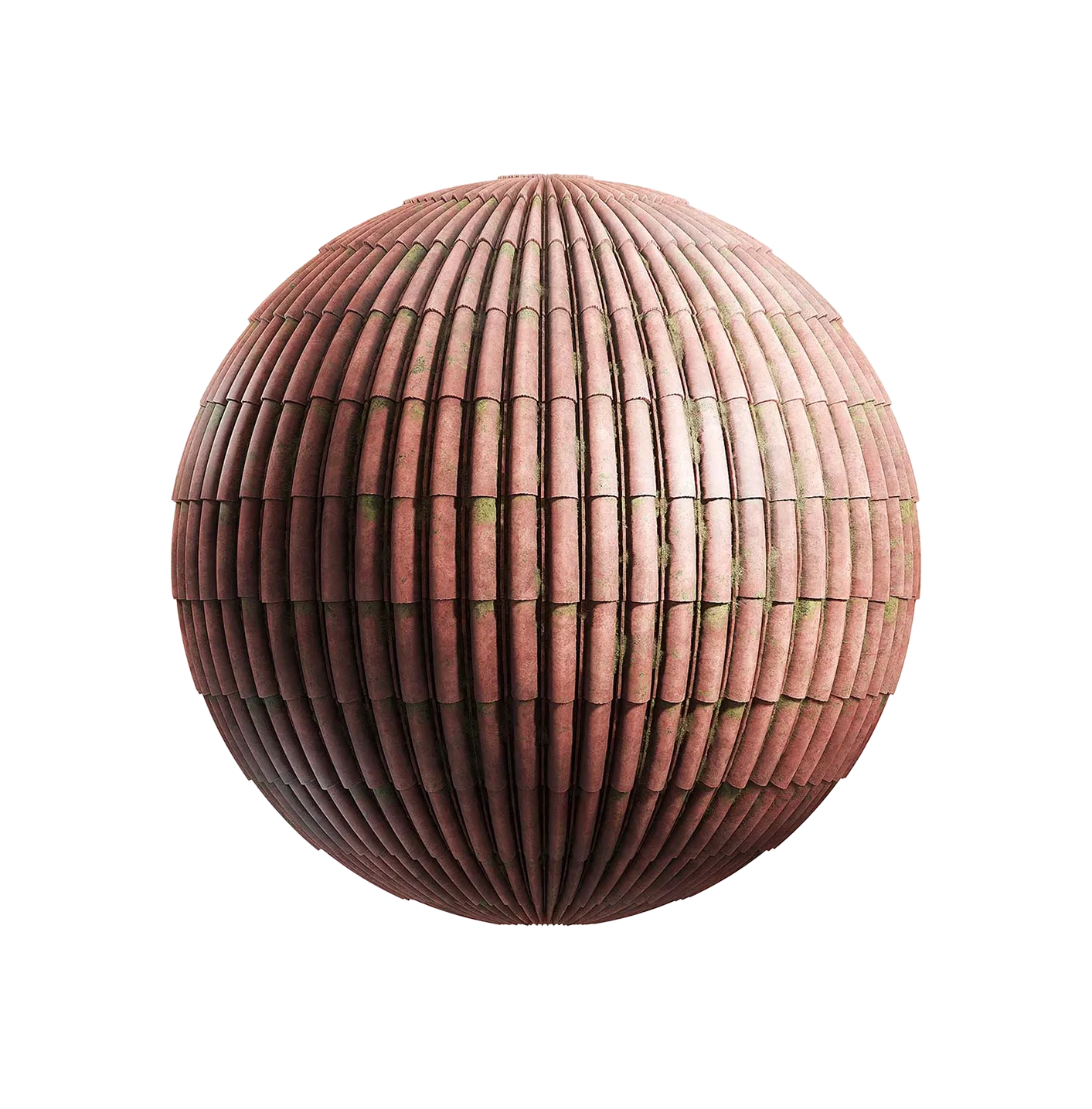 带苔藓的陶瓷屋顶2506101653