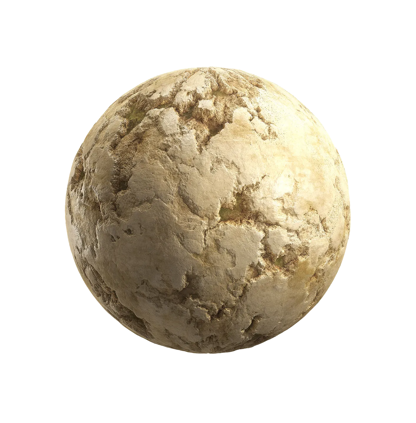 带苔藓的风化橙色岩石2506101861