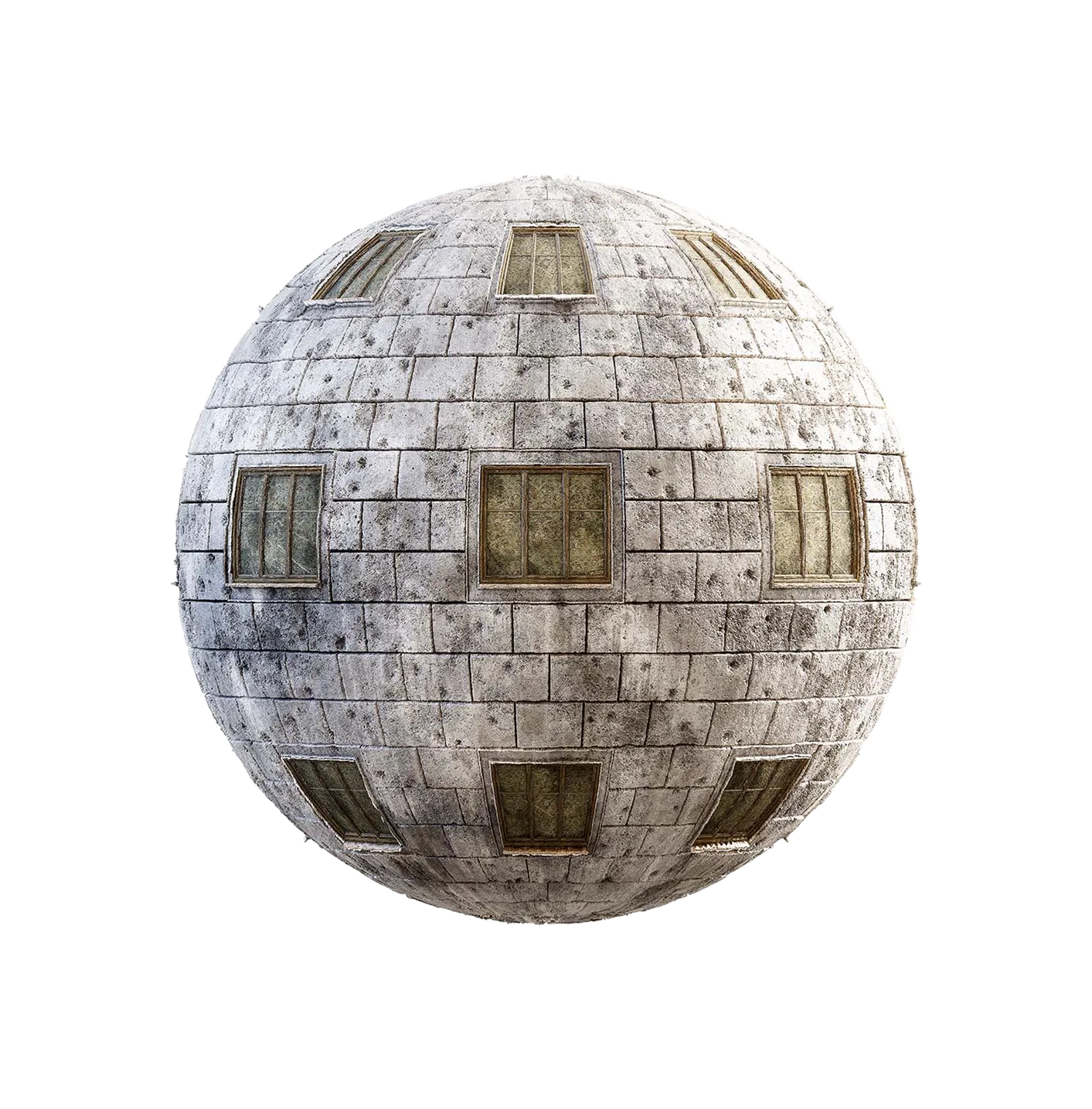 带遮挡窗户的砖墙250610511