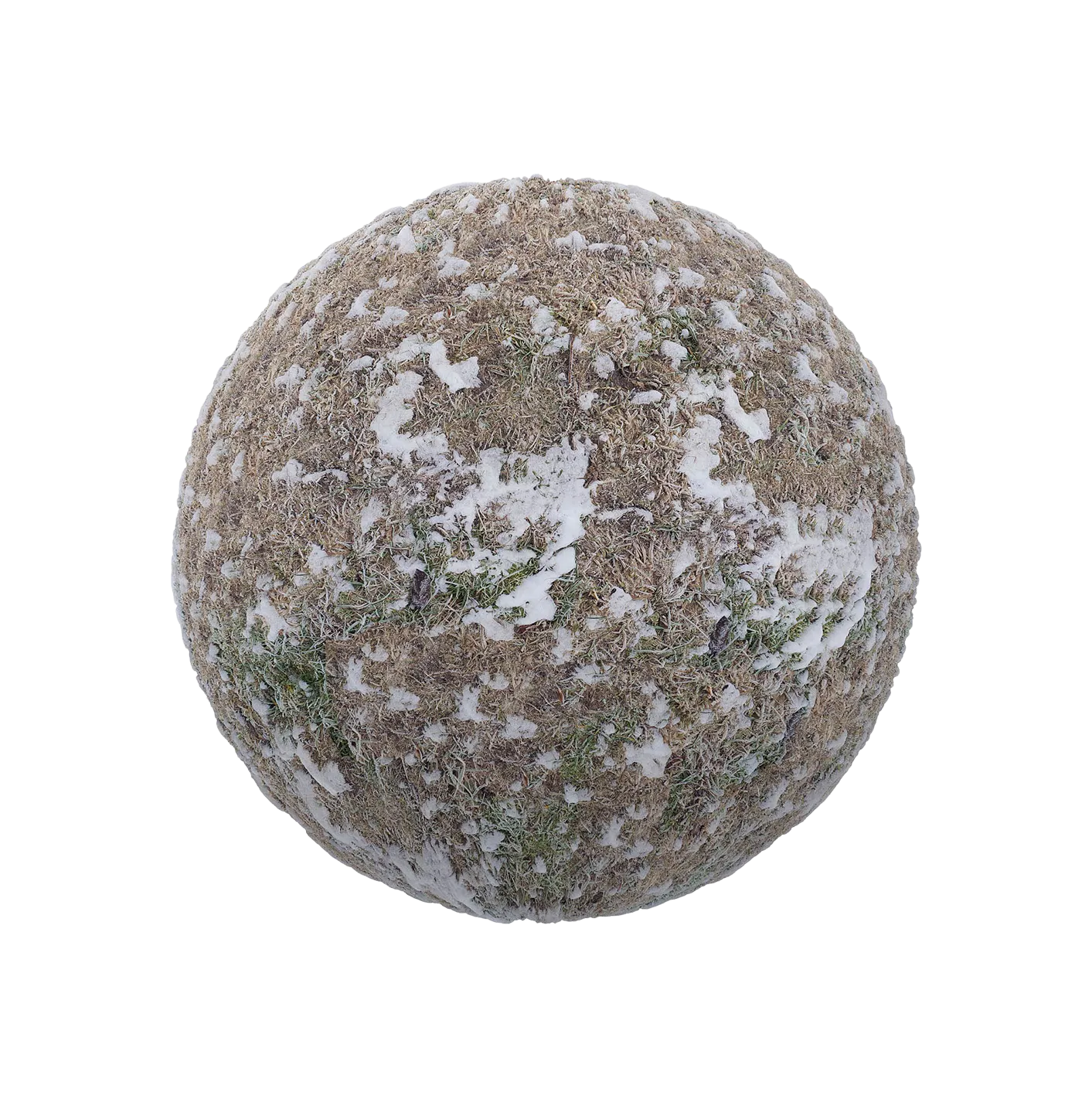 带雪的冰冻草地250609331