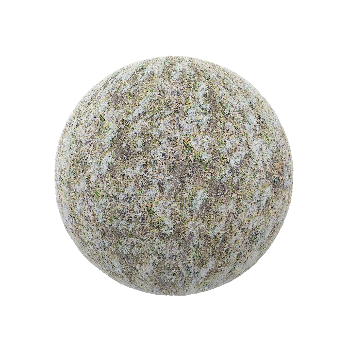 带雪的冰冻草地250609334