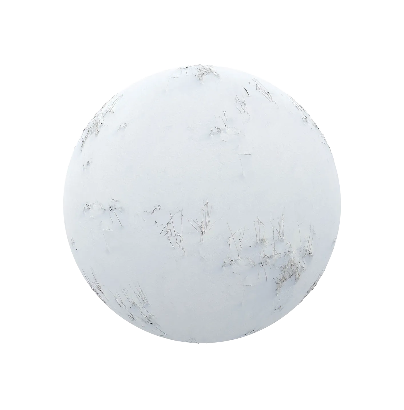 带高草的雪250609319