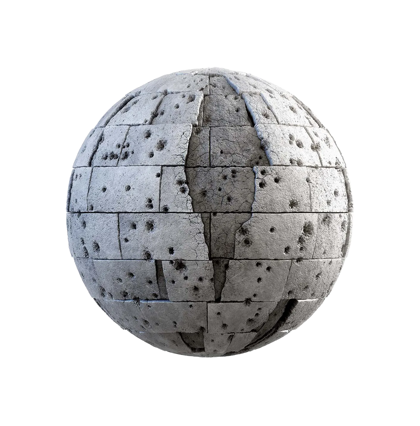 损坏的混凝土板250610543