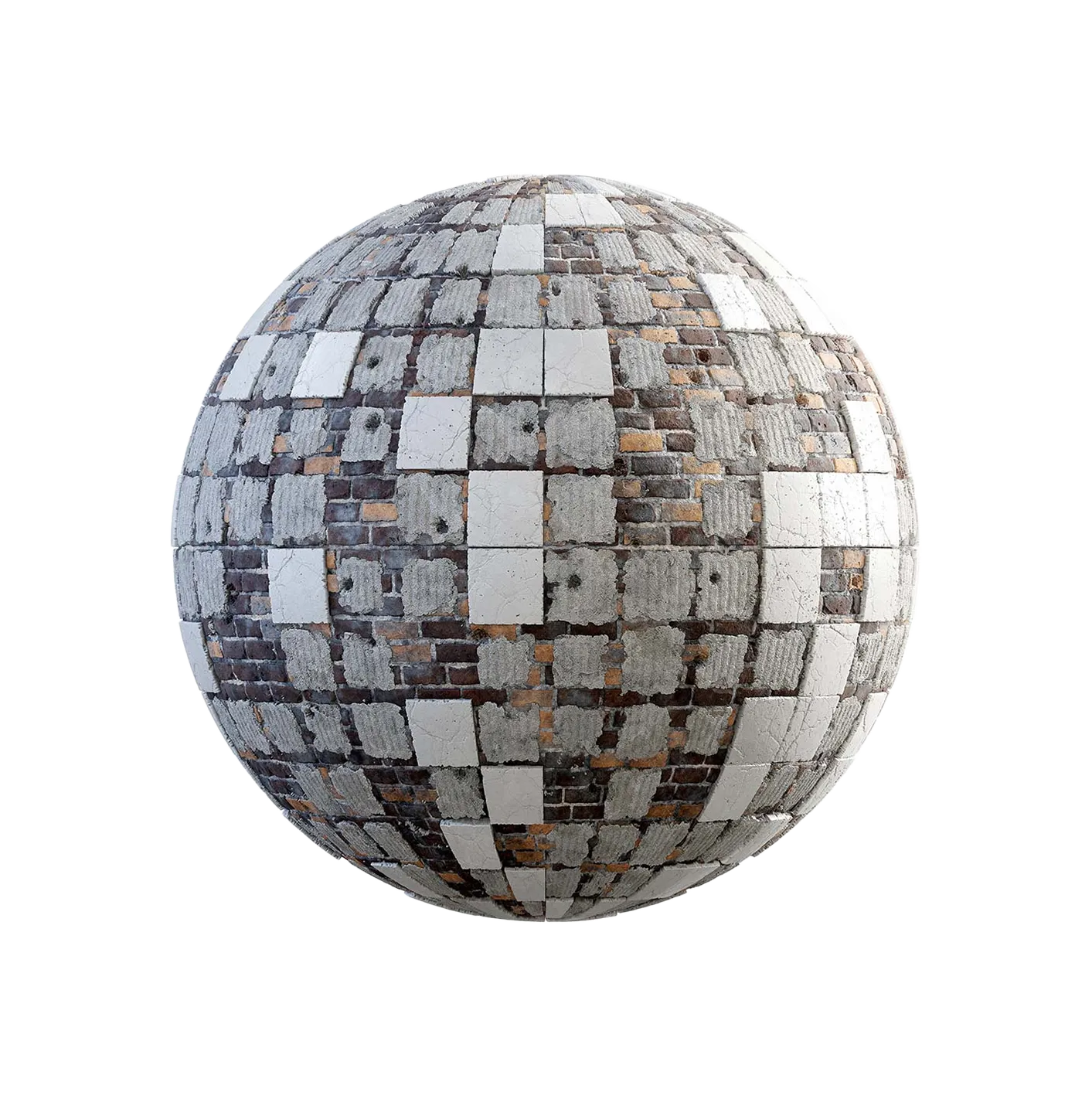 损坏的陶瓷瓷砖250610562