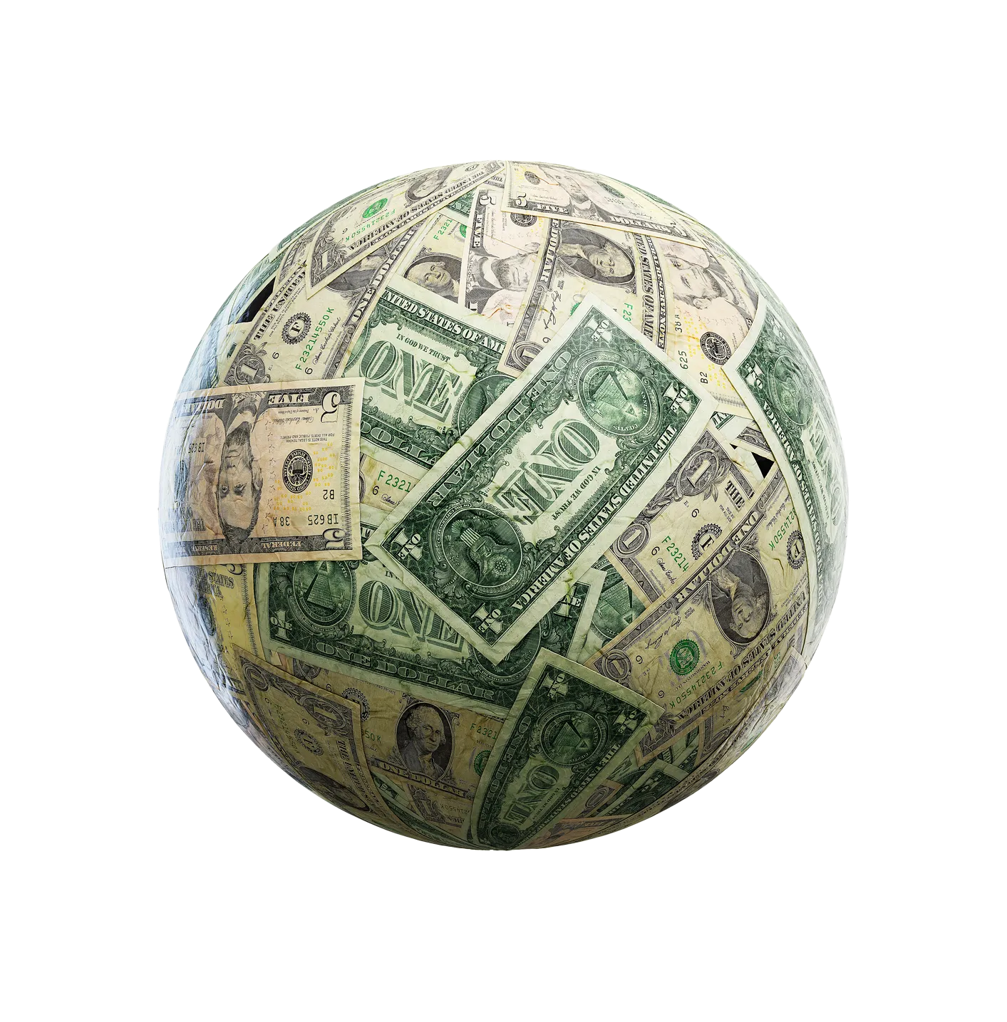 散落的美元钞票2506101977