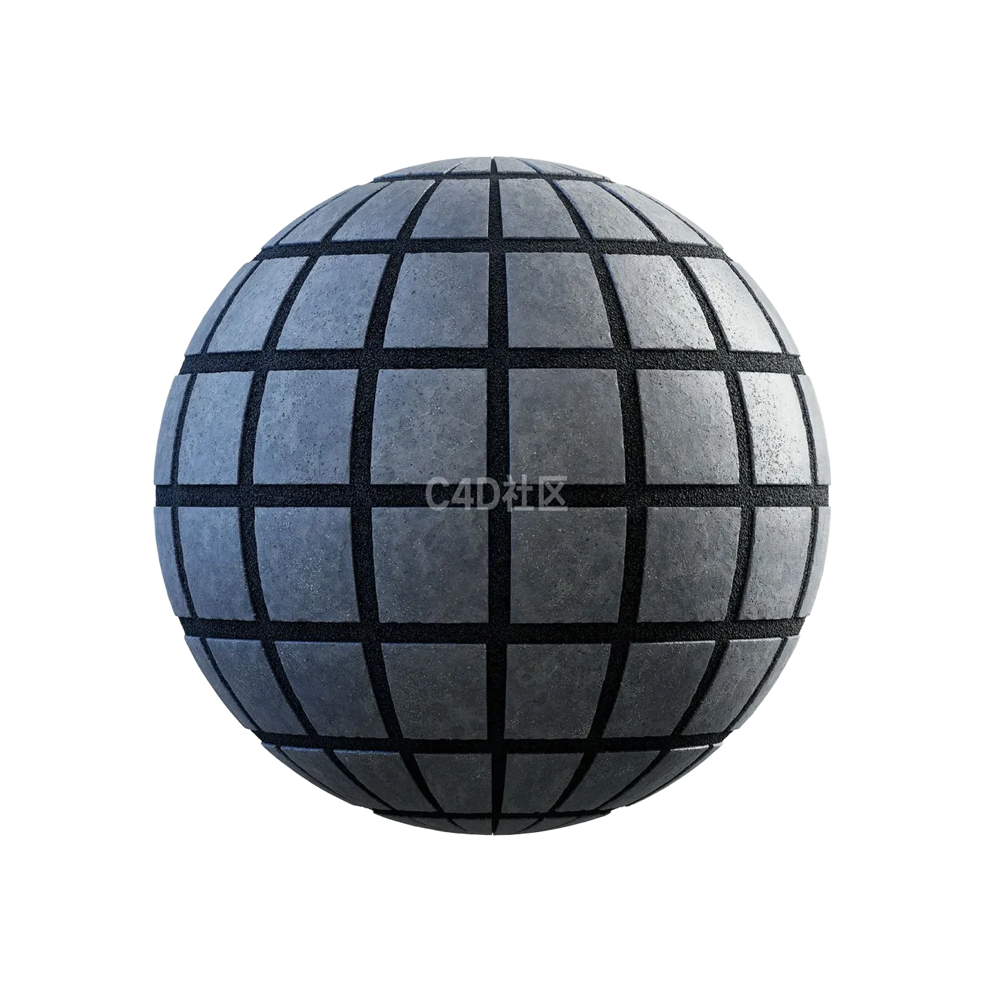 方形混凝土人行道带碎石250610913