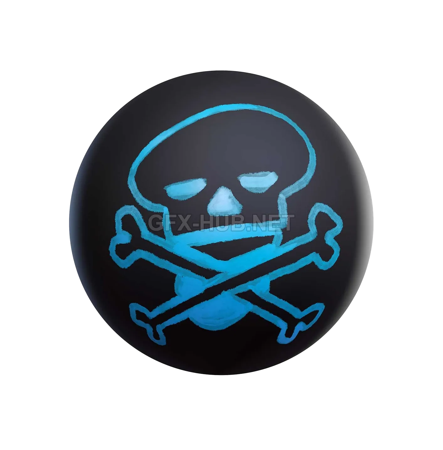 涂鸦骷髅贴花2506101305