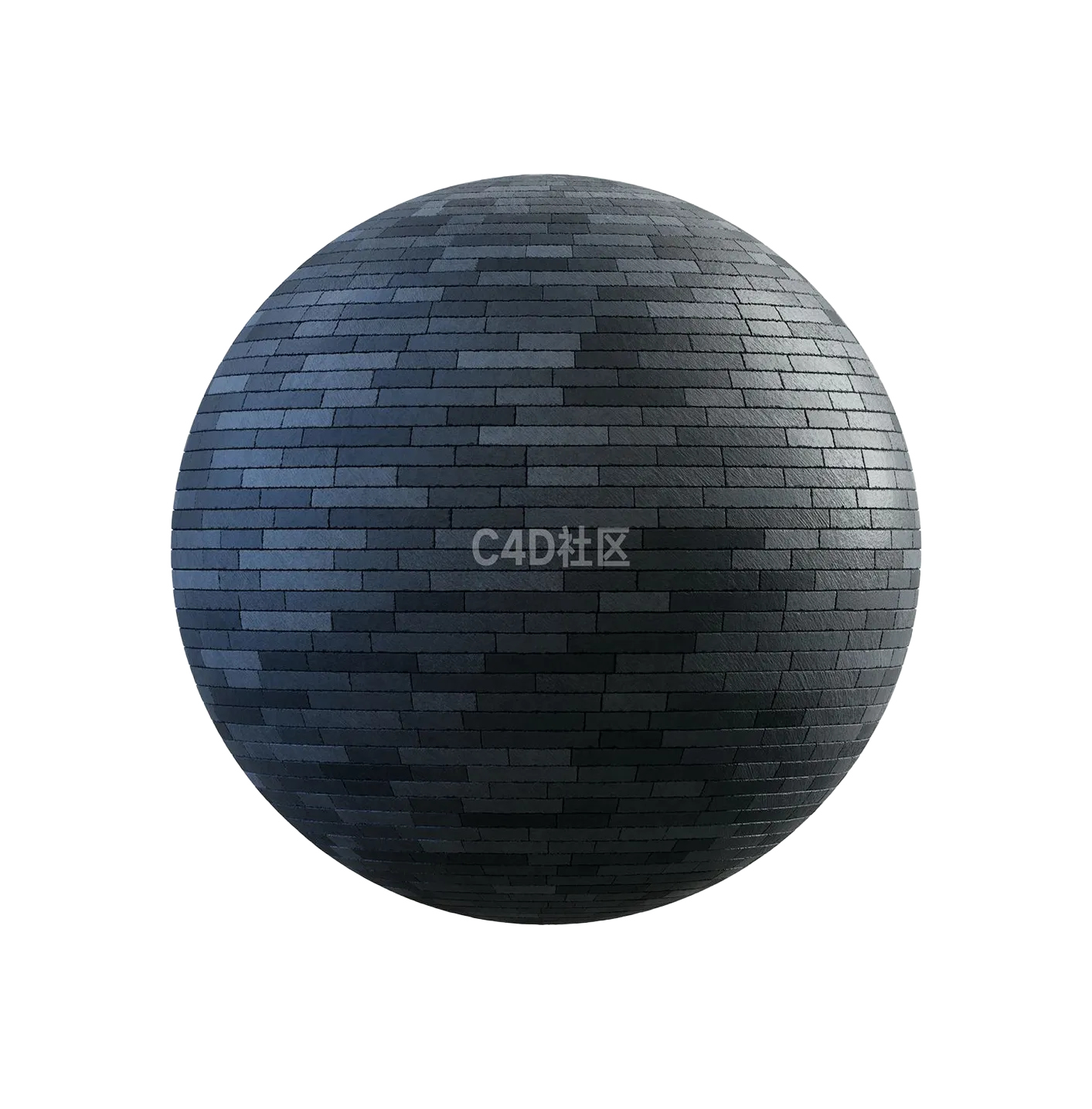 深色灰色矩形石材人行道2506101038