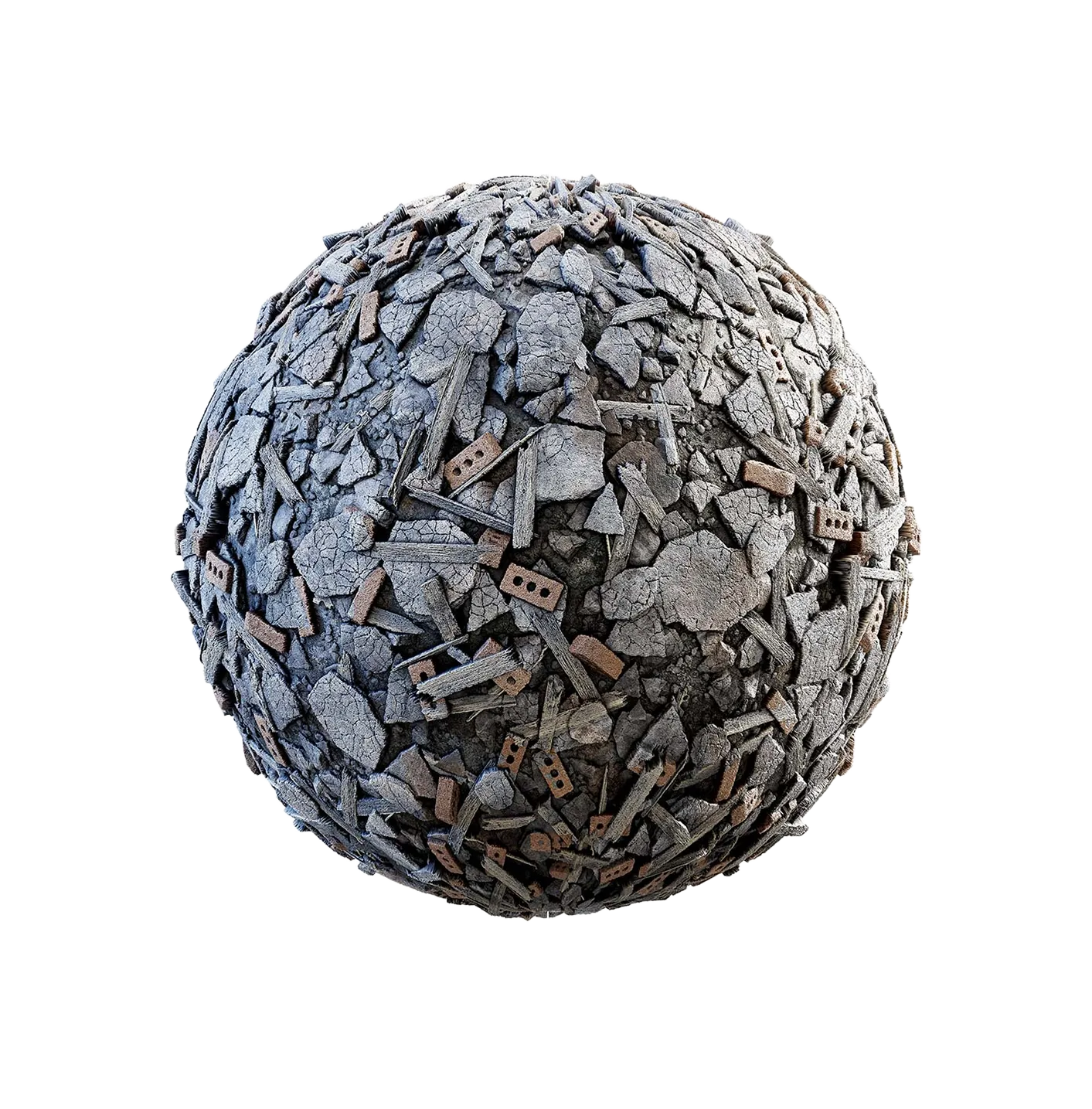 混凝土和木头碎石250610521