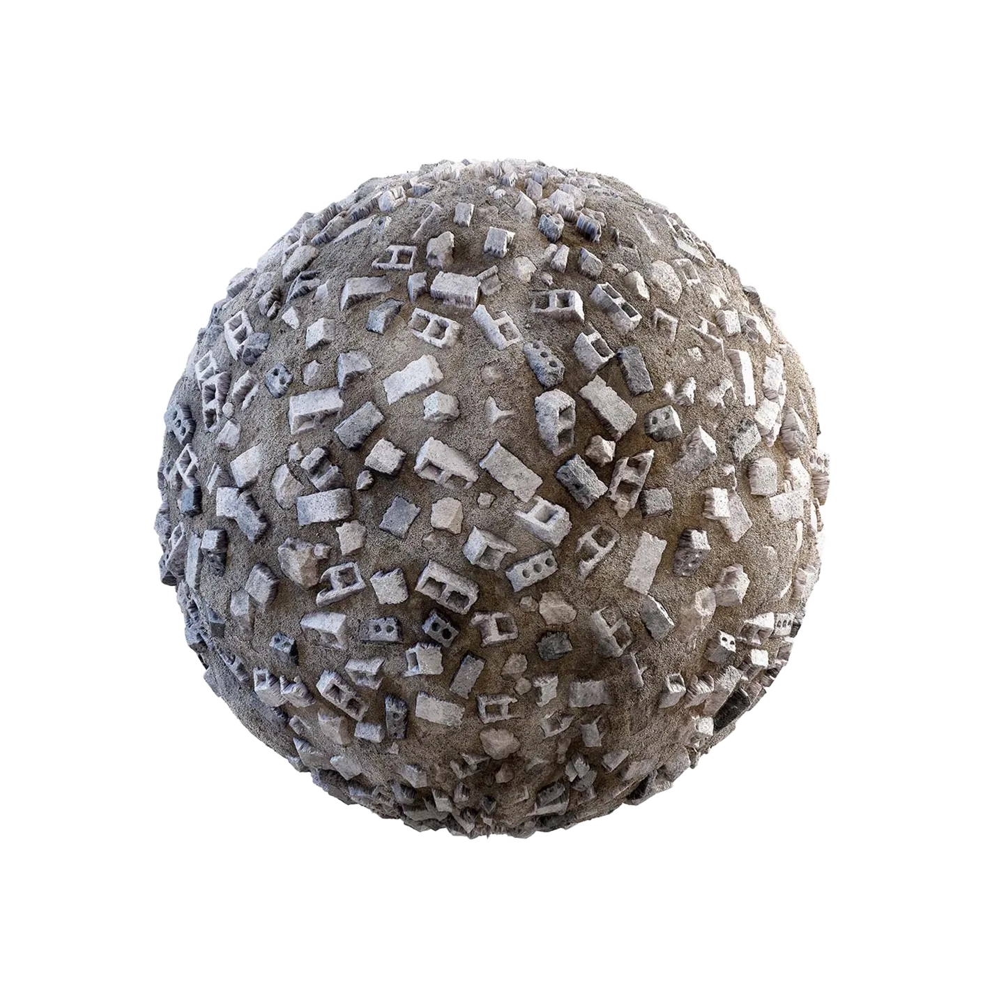 灰色砖碎石250610516