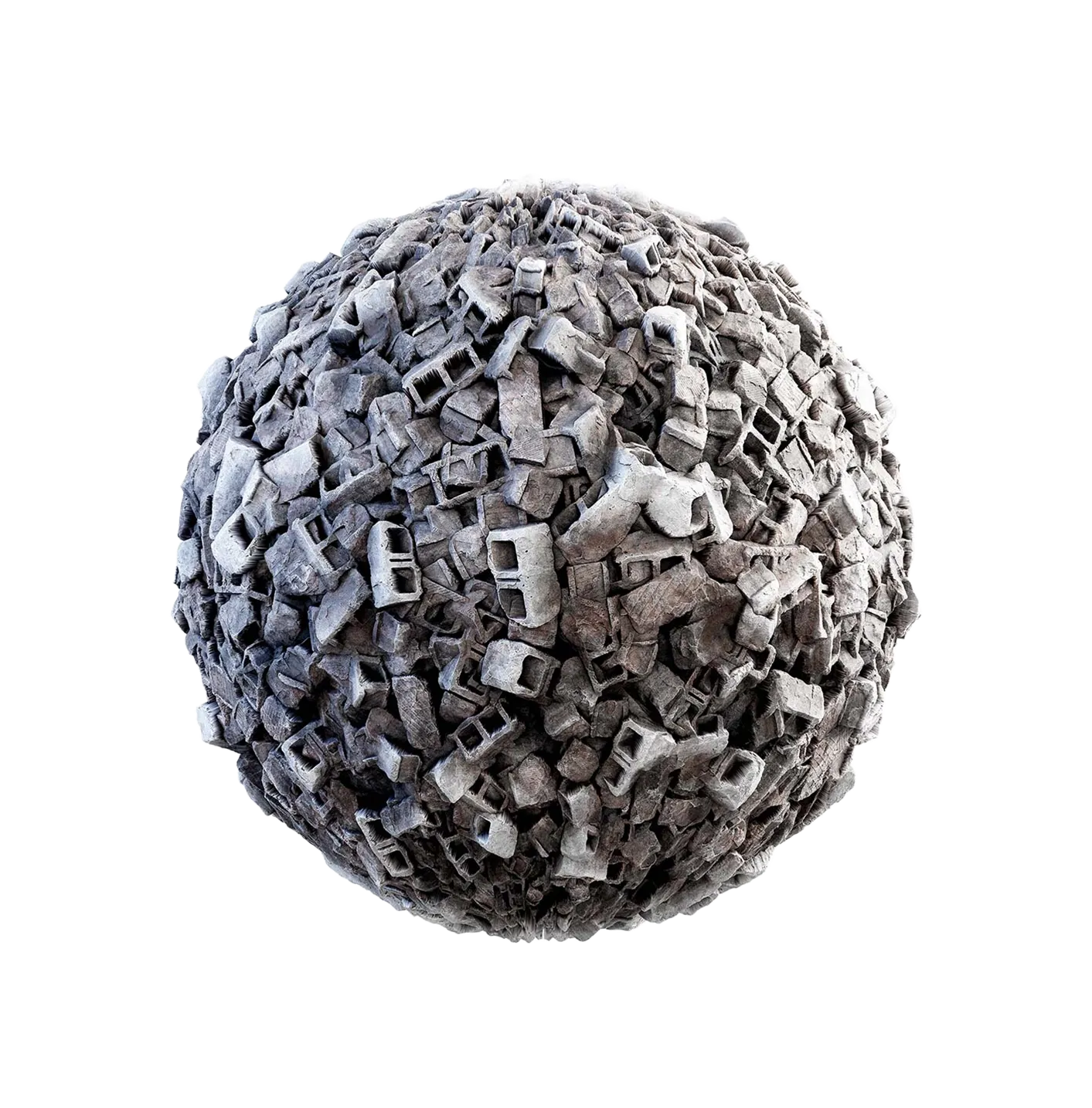 灰色砖碎石250610518