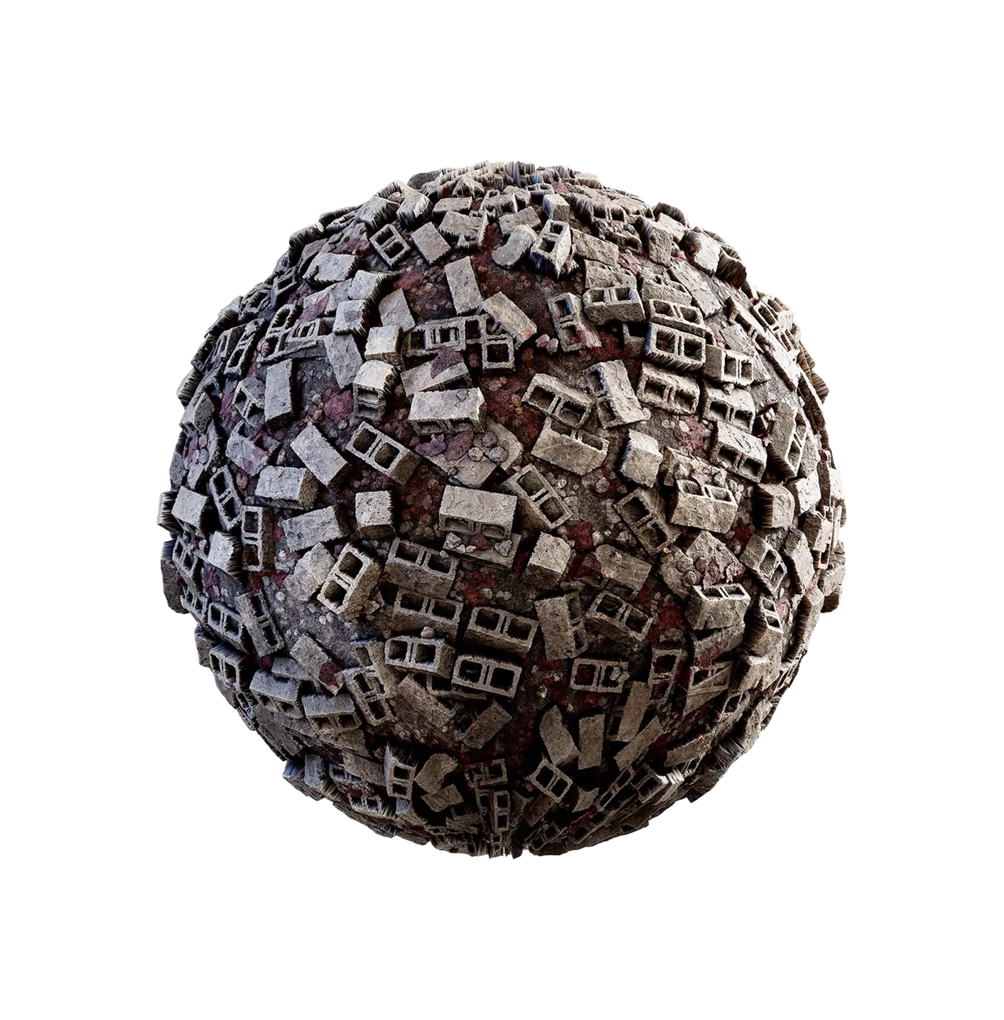 灰色砖碎石250610519