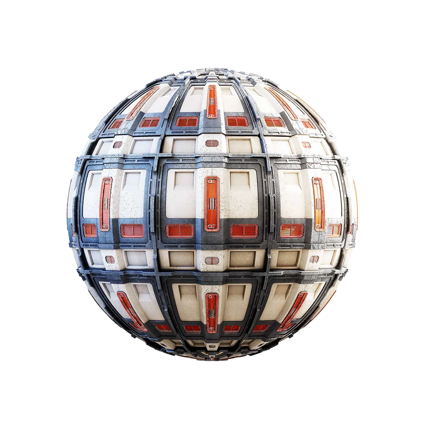 白红飞船墙壁2506091597