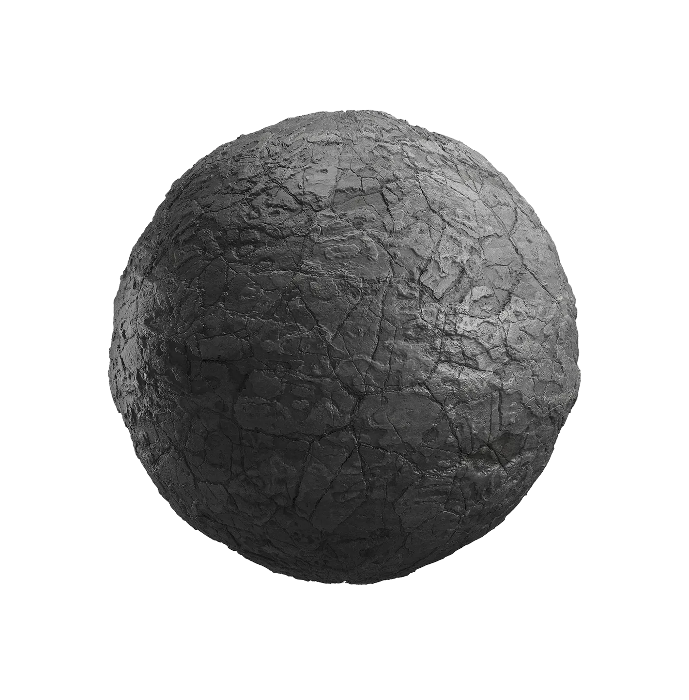 破裂的黑色岩石2506101903