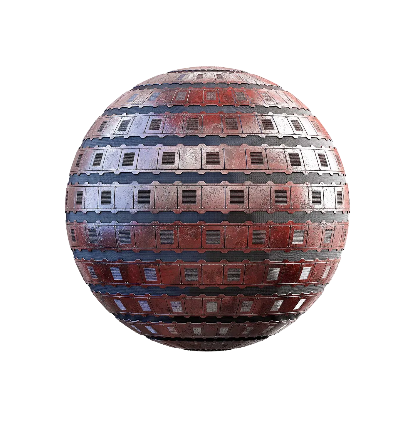 红色金属墙2506091529