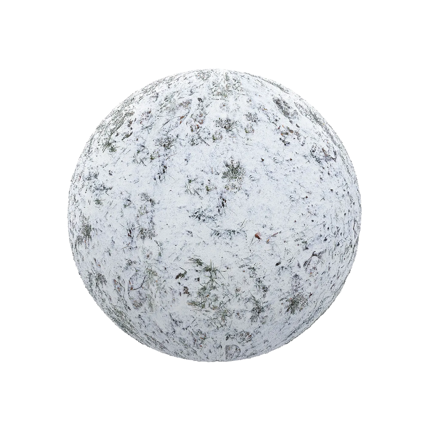 覆盖草的雪250609348