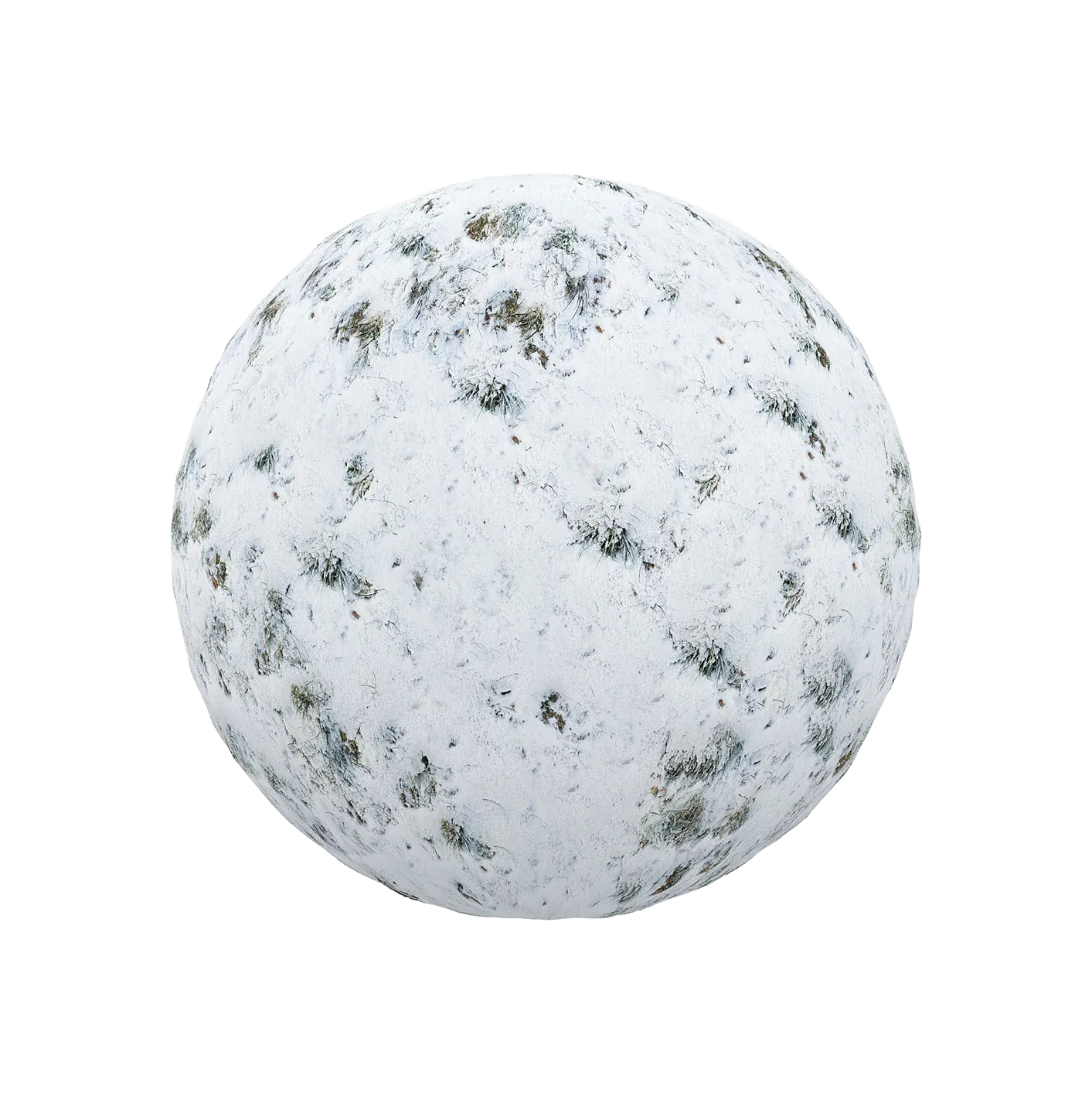 覆盖草的雪250609354