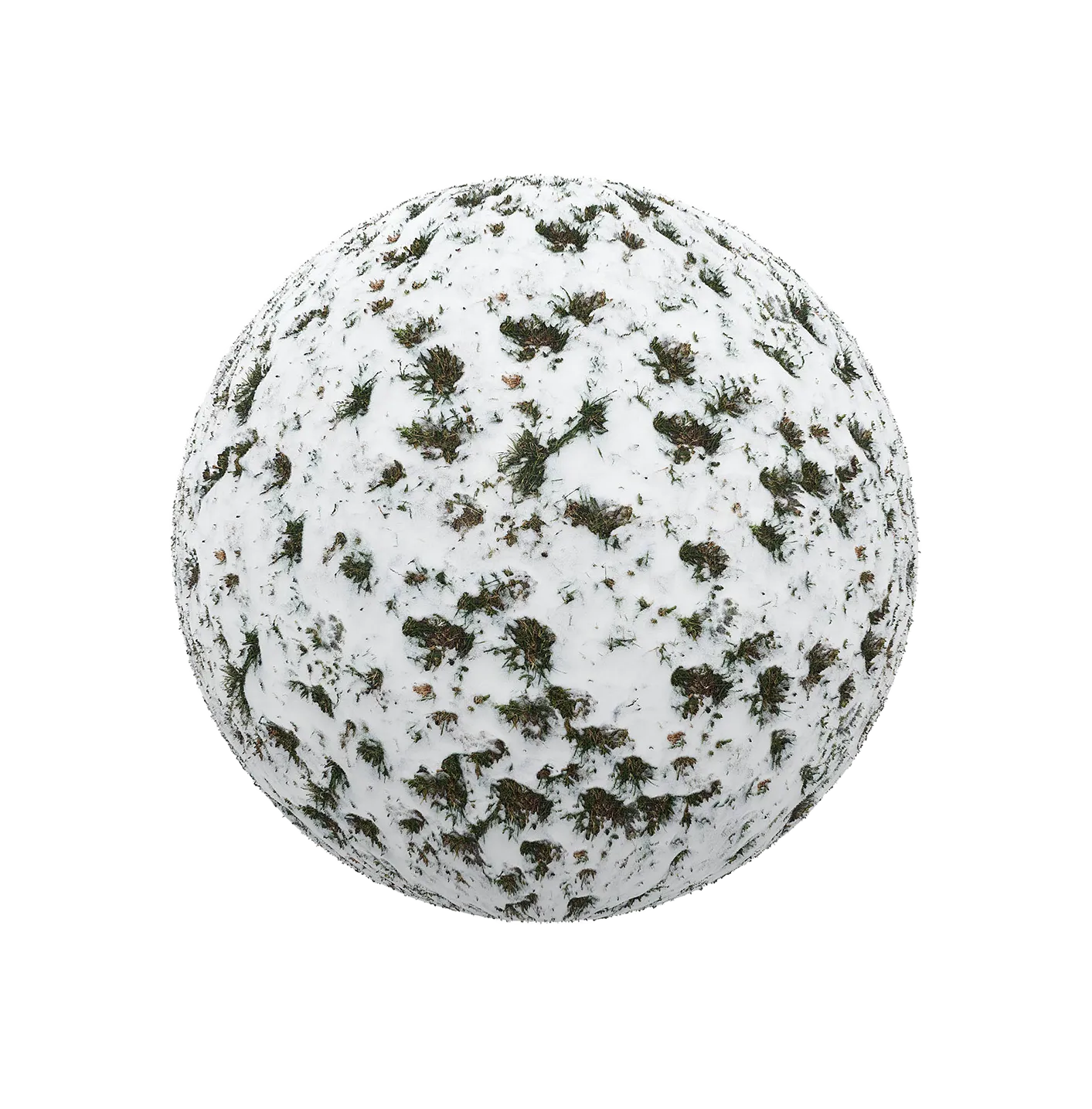 覆盖草的雪250609358